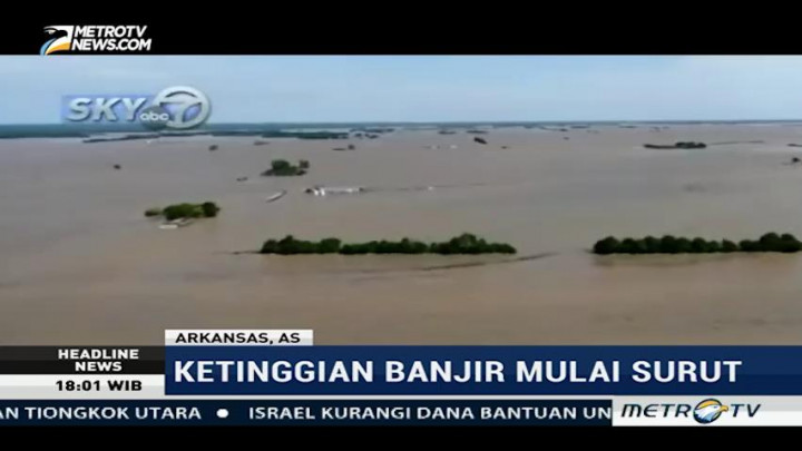 Banjir di Arkansas Mulai Surut