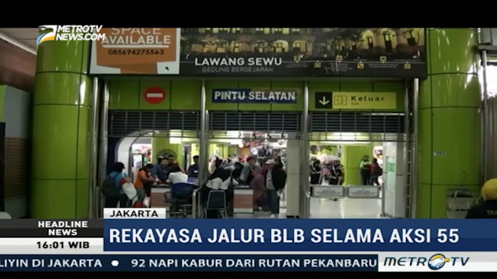 PT KAI Berlakukan Rekayasa Kereta Api Selama Aksi 55