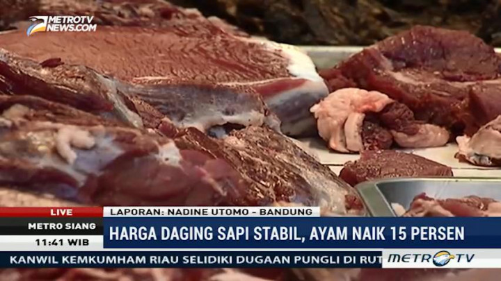 Jelang Ramadan, Harga Daging Sapi di Bandung Stabil