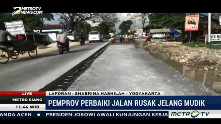 Jelang Arus Mudik Lebaran, Pemprov Jateng Perbaiki Jalur Tengah