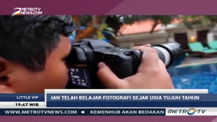 Ian Wibowo, Si Fotografer Profesional Cilik