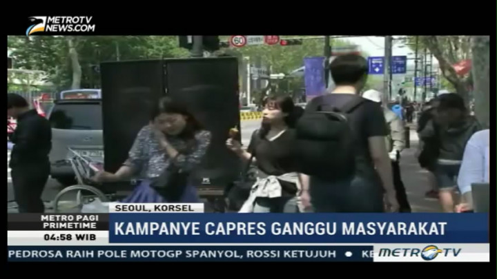 Masyarakat Korsel Terganggu oleh Kampanye Capres