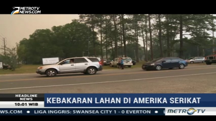 Kebakaran Lahan, Warga Georgia Dievakuasi