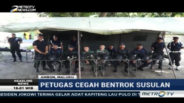 Aparat TNI-Polri Masih Siaga Pascabentrok Warga di Ambon