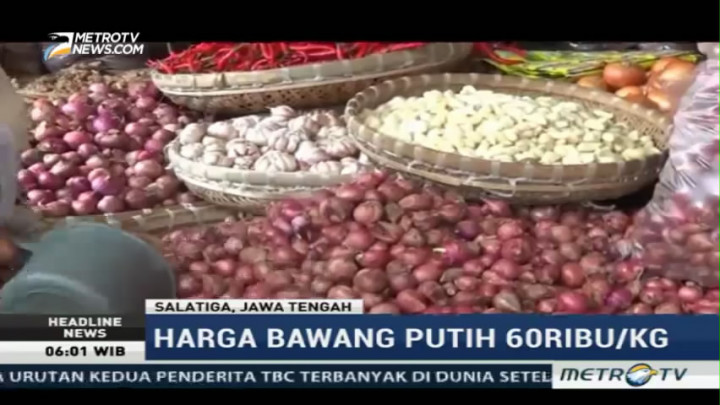 Jelang Ramadan, Harga Bawang di Salatiga Naik