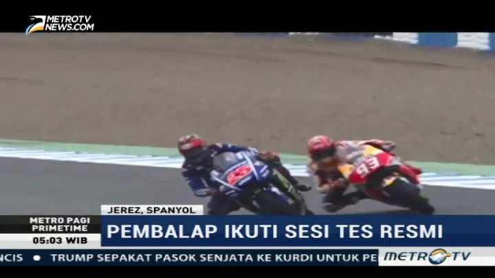 Vinales Tercepat di Sesi Tes MotoGP Herez