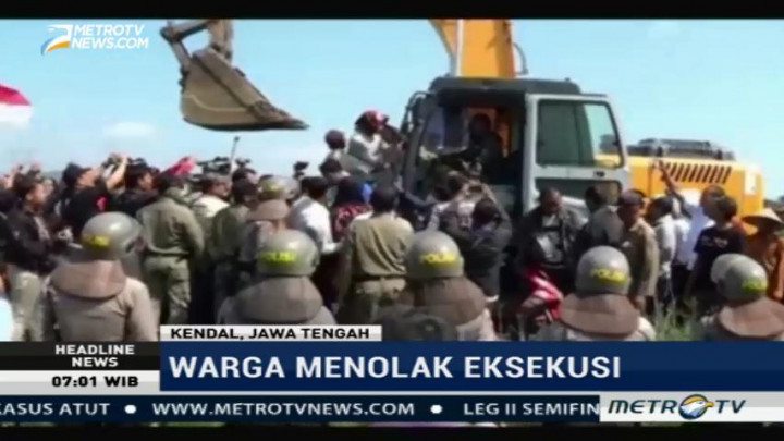 Proses Eksekusi Lahan di Kendal Ricuh