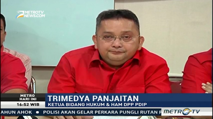 PDIP Pertanyakan Penahanan Ahok