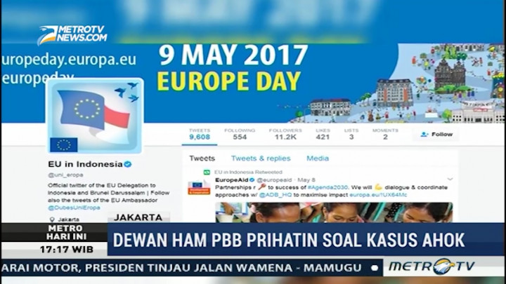 Dewan HAM PBB Tanggapi Kasus Ahok