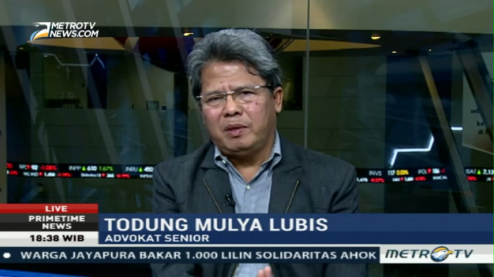 Todung: Ahok Tak Perlu Ditahan Jika Putusan Belum Inkrah