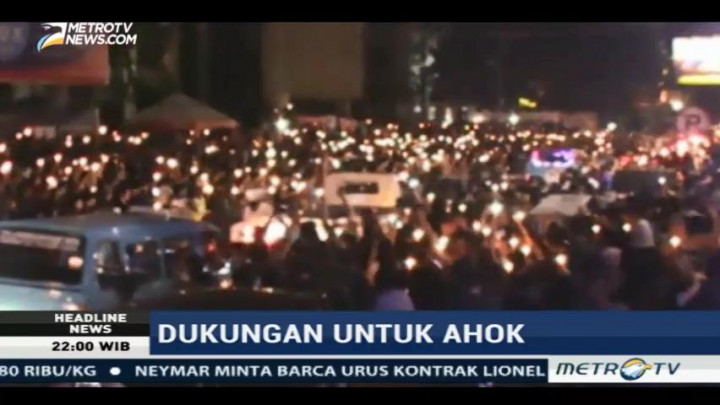 Aksi Sejuta Lilin untuk Ahok Digelar di Manado