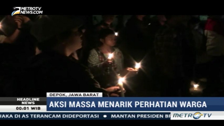 Massa Pendukung Ahok Masih Bertahan di Mako Brimob