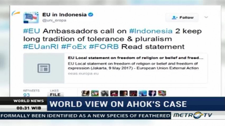 World View on Ahok's Case