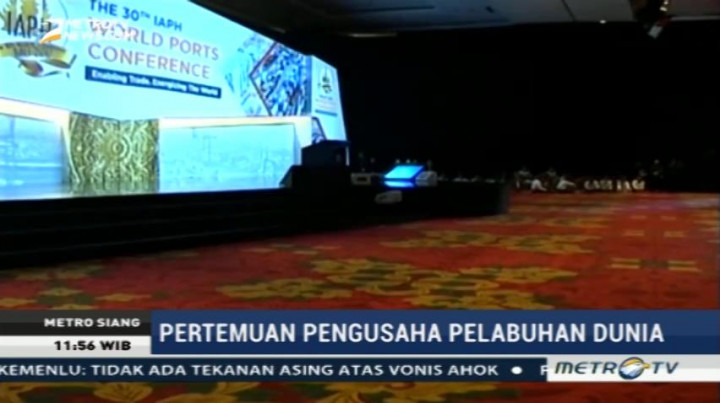Konferensi Pelabuhan Dunia ke-30 Digelar di Indonesia