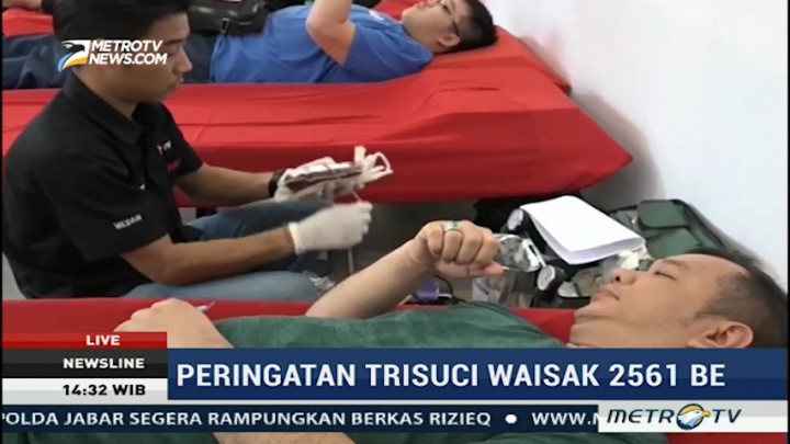 Sambut Waisak, Vihara Sianar Buddha Medan Gelar Donor Darah