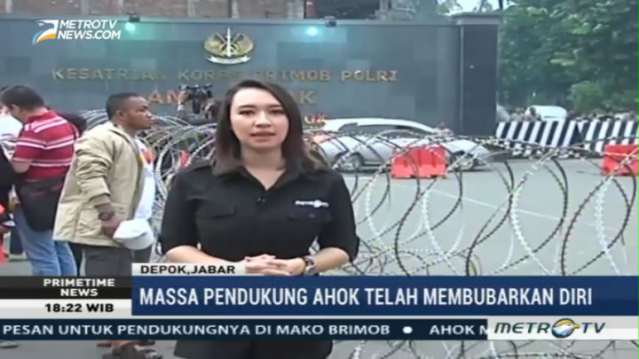 Polisi Siagakan Kawat Berduri untuk Cegah Kembalinya Simpatisan Ahok