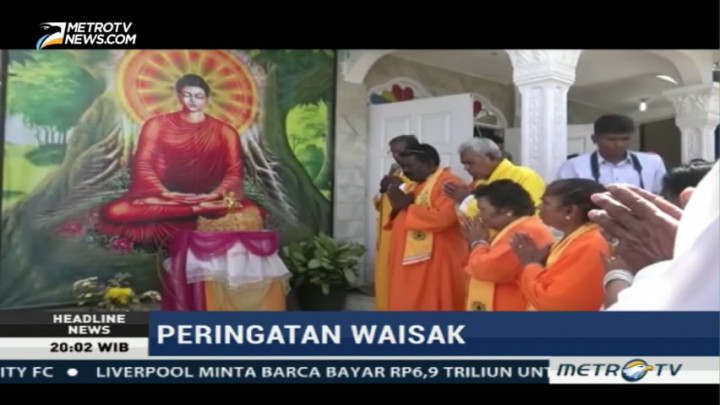 Waisak, Umat Hindu Tamil Doakan Keutuhan NKRI