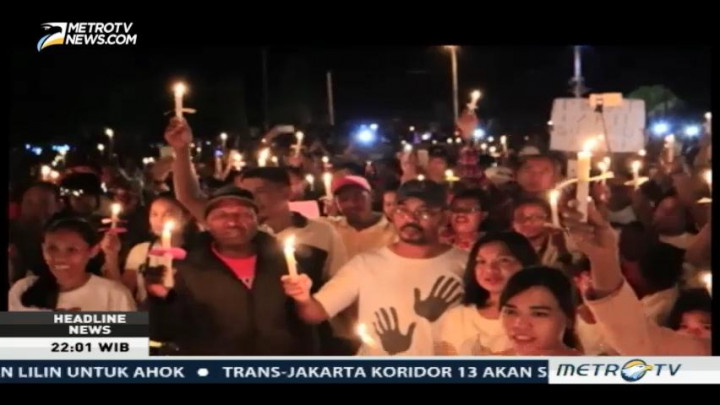 Aksi Seribu Lilin untuk Ahok Juga Digelar di Sorong
