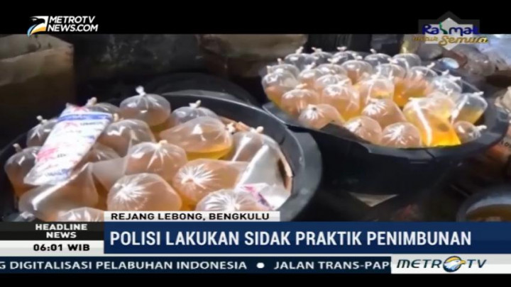 Polres Rejang Lebong Sidak Praktik Penimbunan Sembako