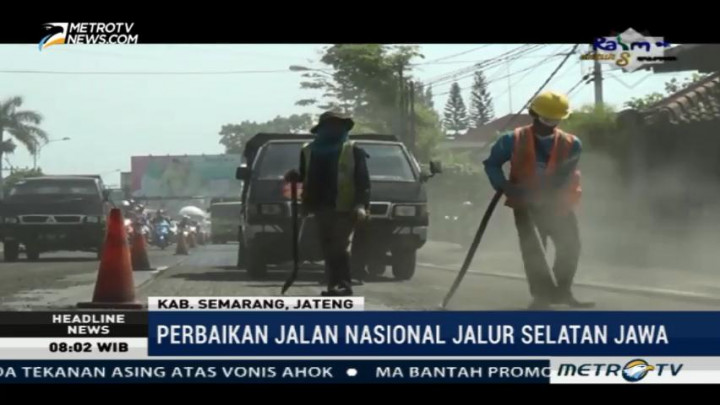 Jalan Penghubung Semarang-Solo Diperbaiki Jelang Arus Mudik