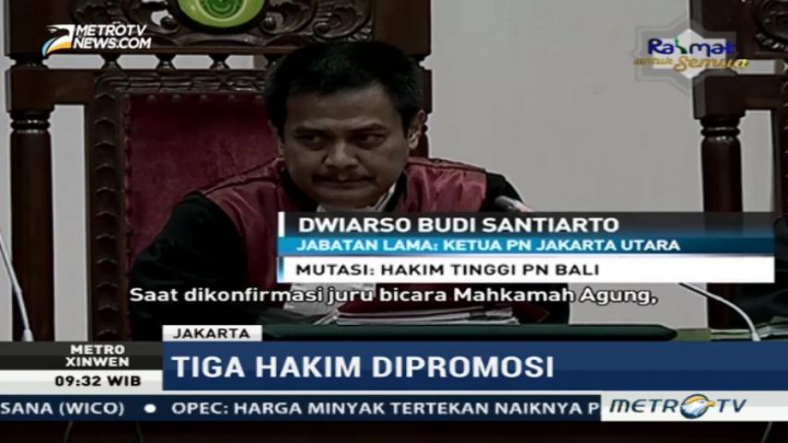 Promosi & Mutasi Hakim Kasus Ahok