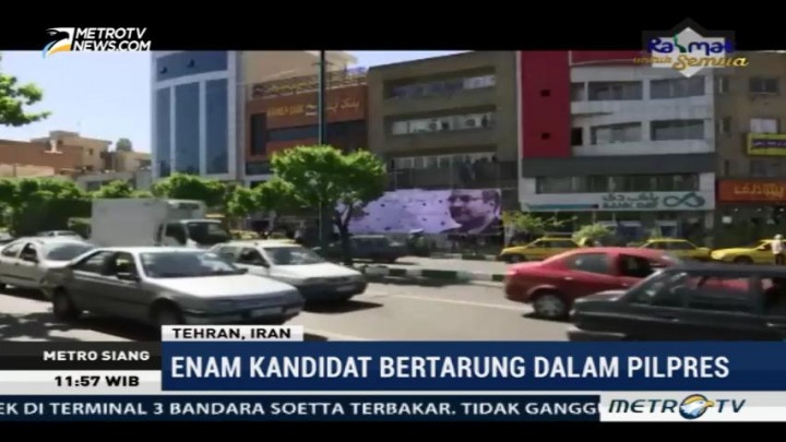 Enam Capres Iran Bertarung Merebut Hati Calon Pemilih