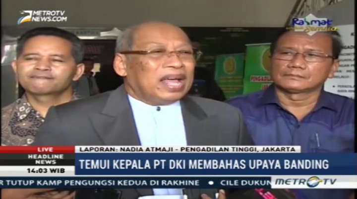 Temui Kepala PT, Kuasa Hukum Ahok Bahas Upaya Banding