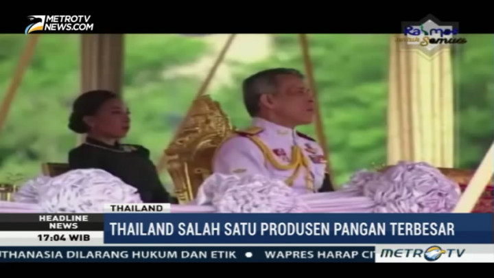 Raja Vajiralongkorn Hadiri Tradisi Upacara Bajak Sawah