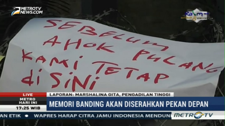 Simpatisan Ahok Berencana Gelar Aksi Menyalakan Lilin di Depan PT DKI