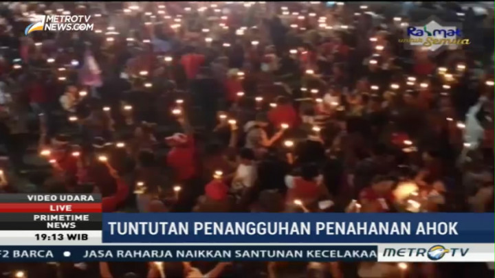 Pantauan Udara di Depan Pengadilan Tinggi Jakarta