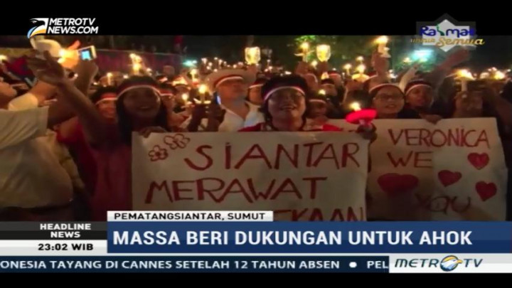 Aksi Seribu Lilin untuk Ahok Digelar di Pematangsiantar
