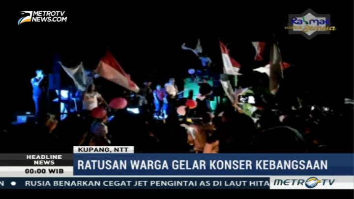 Ratusan Warga Kupang Gelar Konser Kebangsaan