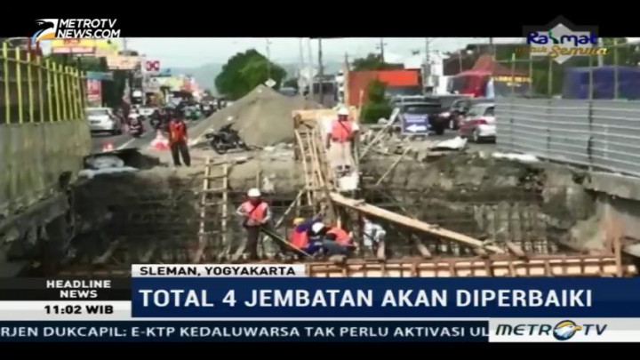 Jalur Utama Yogyakarta-Solo Diperbaiki