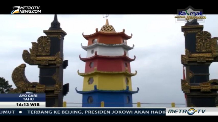Perpaduan Dua Budaya di Vihara Sakyawanaram