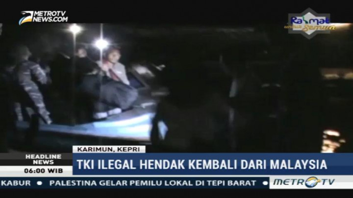 TNI AL Amankan 14 TKI Ilegal di Karimun