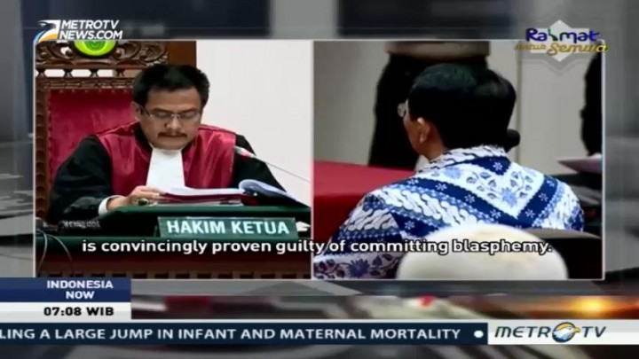 Ahok Sentenced to Two Years