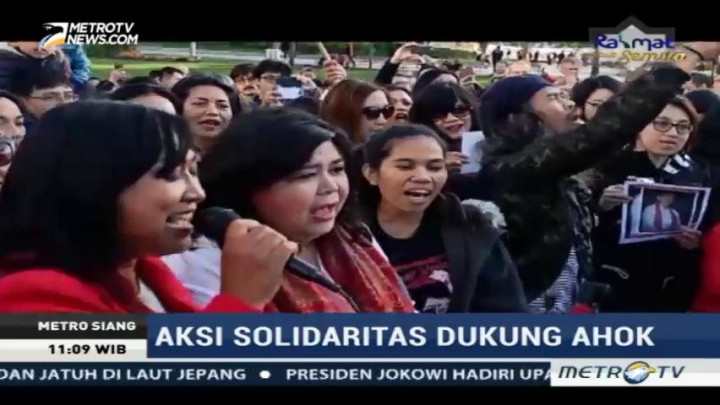 Ratusan WNI di London Serukan Dukungan untuk Ahok