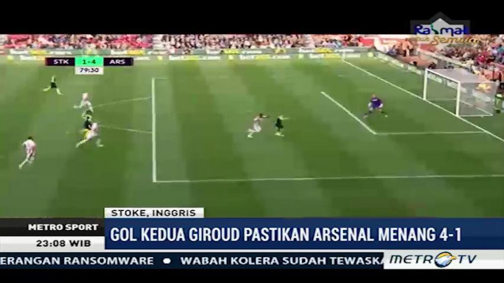 Arsenal Bekap Stoke City 4-1