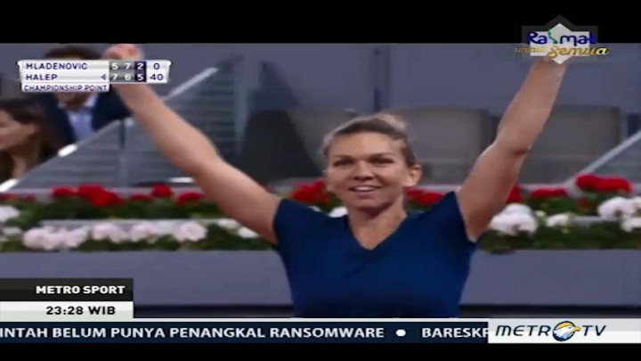 Simona Halep Raih Trofi Madrid Terbuka