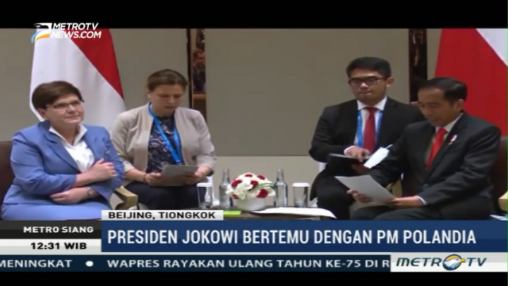 Jokowi Gelar Pertemuan Bilateral dengan PM Polandia