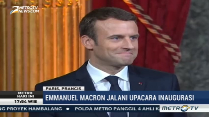 Macron Resmi Jadi Presiden Termuda Perancis