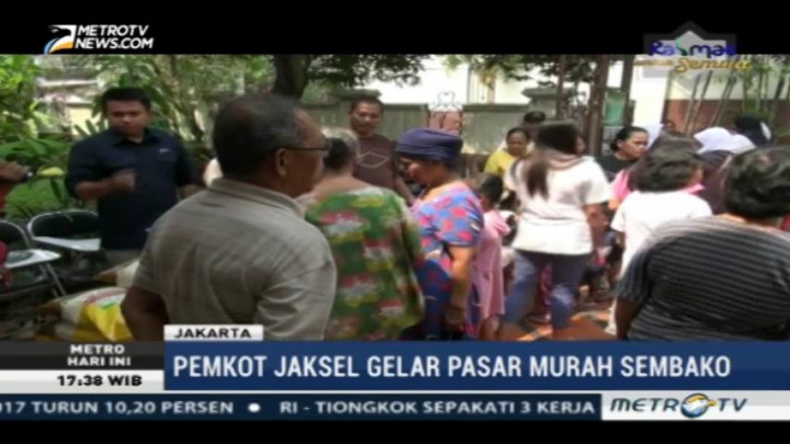 Pemkot Jaksel Gelar Operasi Pasar Murah