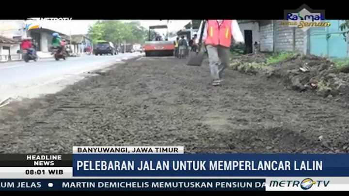 Jalur Banyuwangi-Jember Diperlebar