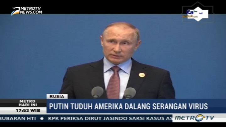 Putin Tuduh Amerika Dalang Serangan Ransomware