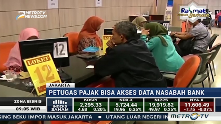 Jokowi Setuju Ditjen Pajak Bisa Akses Rekening Nasabah Bank