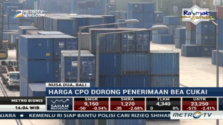 Pendapatan Bea Cukai di Awal Mei Meningkat