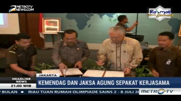 Kemendag dan Kejagung Sepakat Kerja Sama dalam Pengawasan Hukum