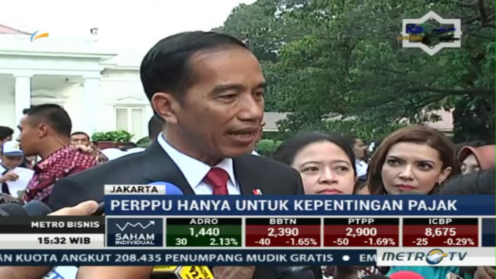 Jokowi: Jangan Kaget dengan Perppu AEoI