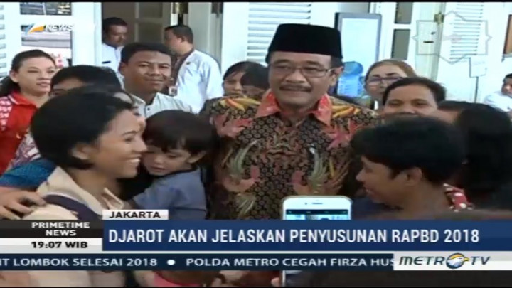 Djarot akan Undang Pimpinan DPRD DKI untuk Bahas RAPBD 2018