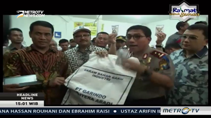 Manipulasi Garam Industri Jadi Garam Konsumsi Terungkap